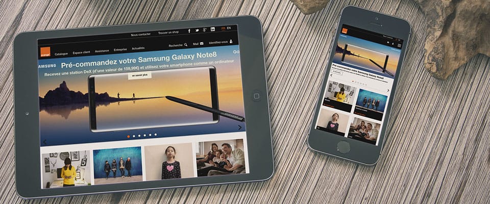 Mise en situation du site de Orange Luxembourg par Laurent Olivares Consultant Internet à Nantes